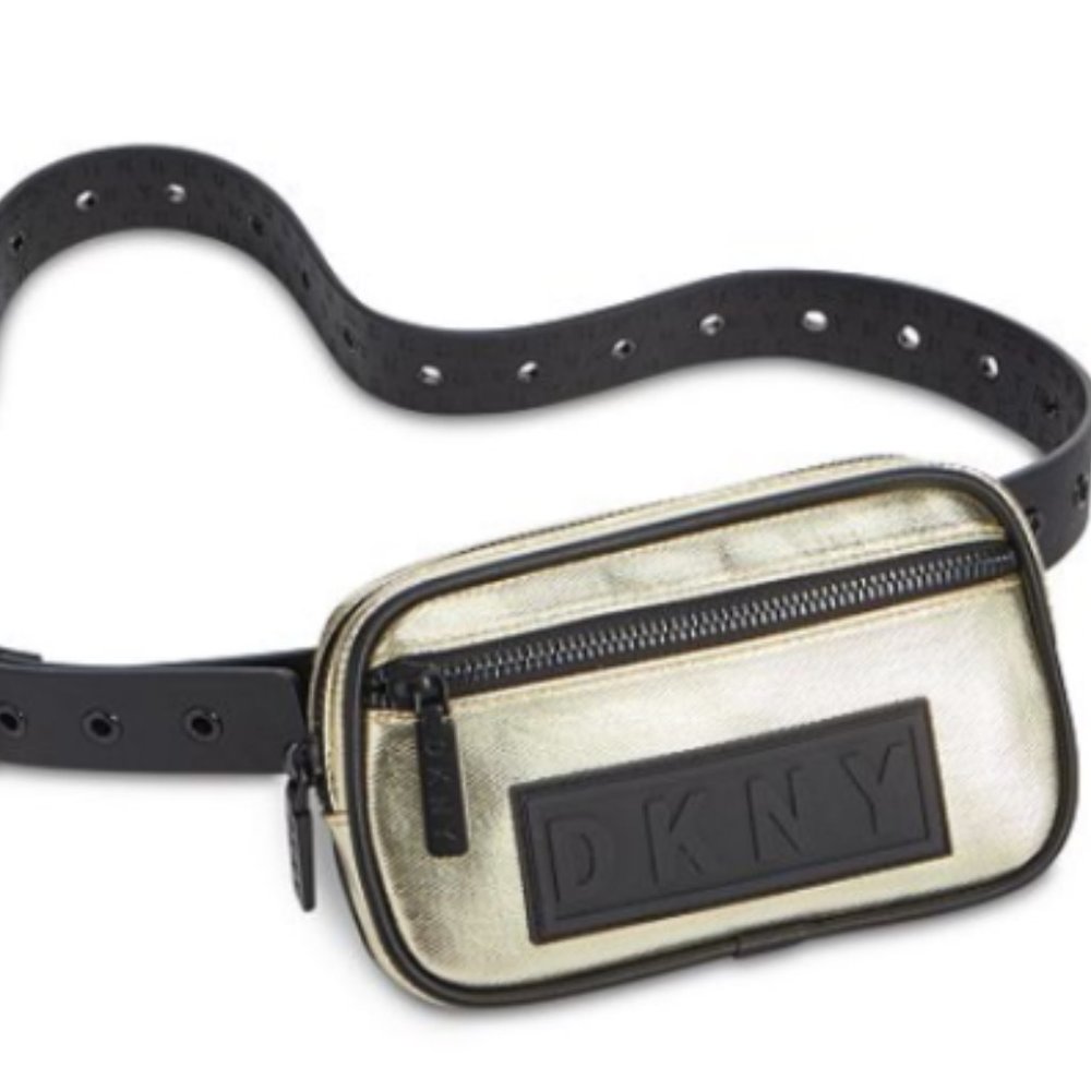 DKNY Coated Twill Belt Bag